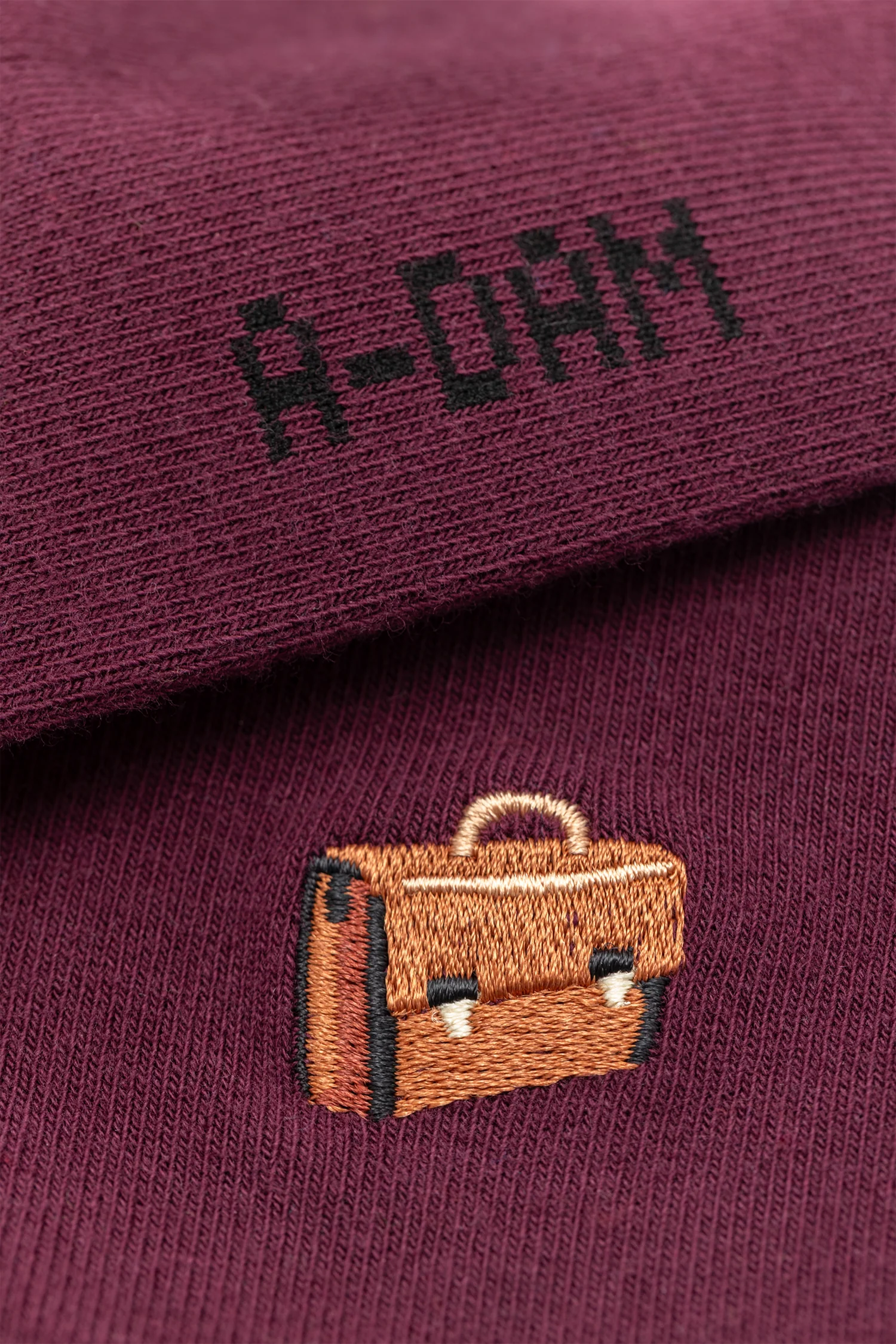 Burgundy School Bag & Solid Burgundy 3-Pack - Image 4