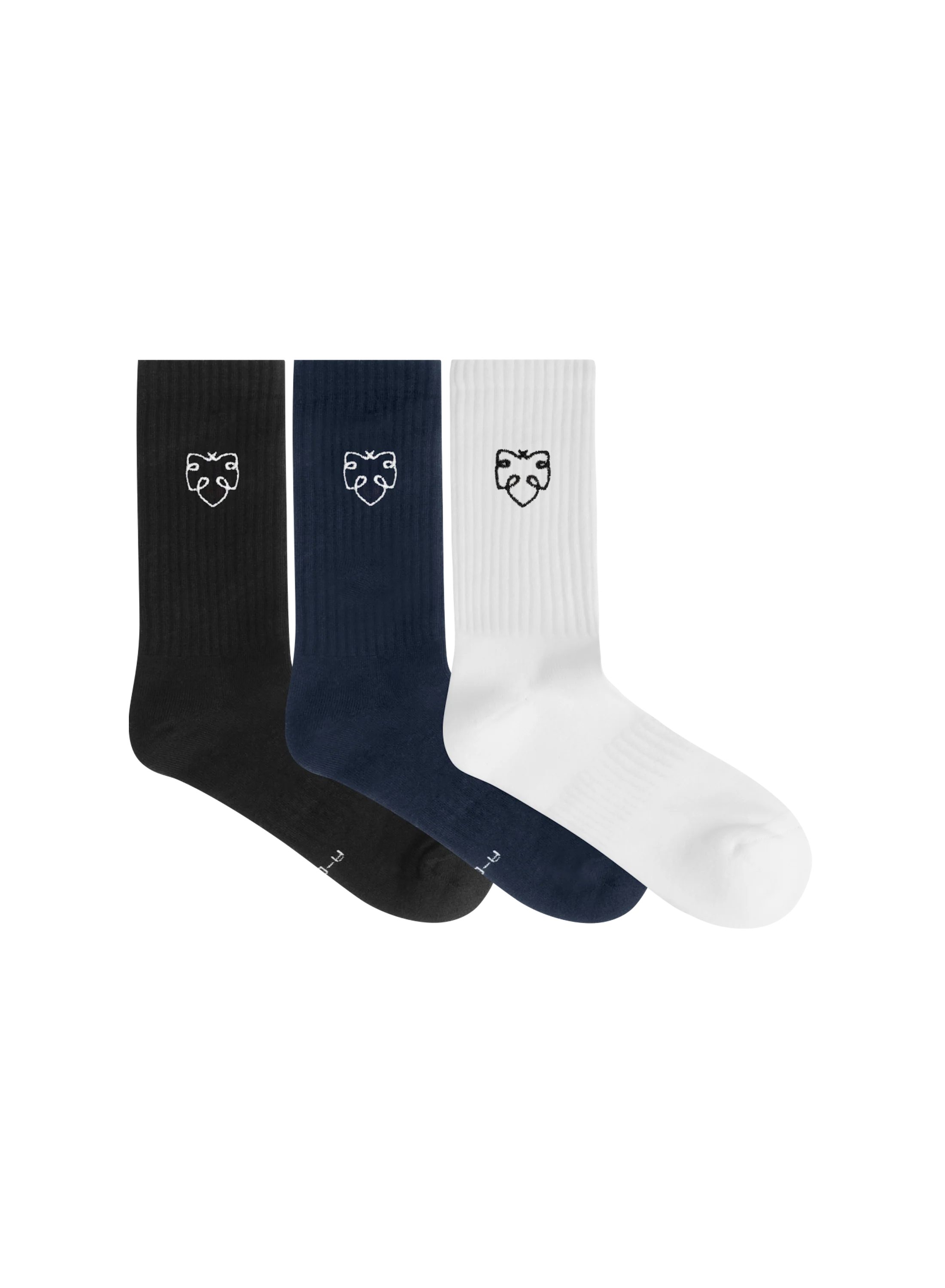 Crew Socks Logo 3-pack