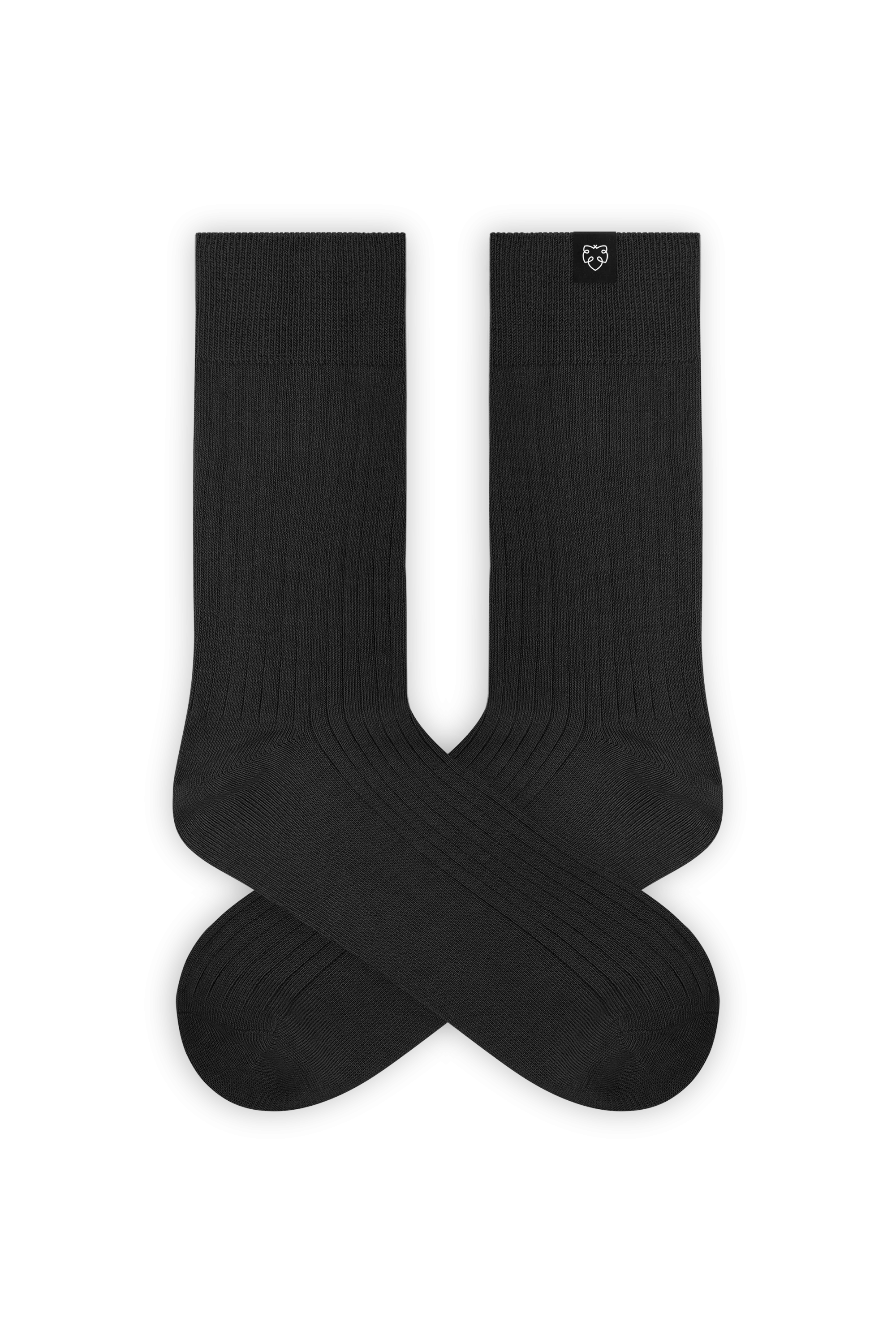 Rib Dark Grey Melange