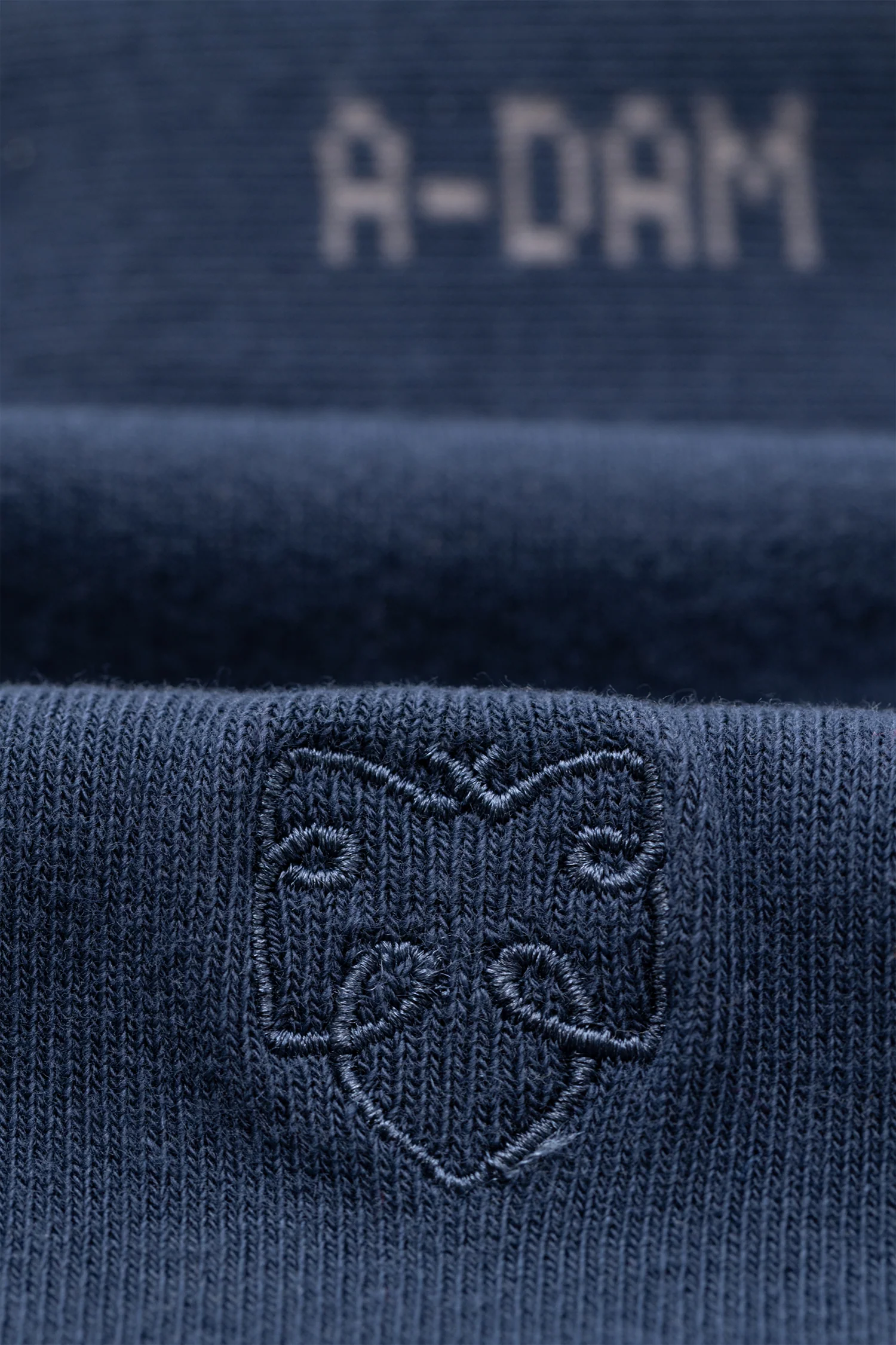 Solid Nautical Blue, Medi Blue & Dusty Blue A-dam logo 3-Pack - Image 3