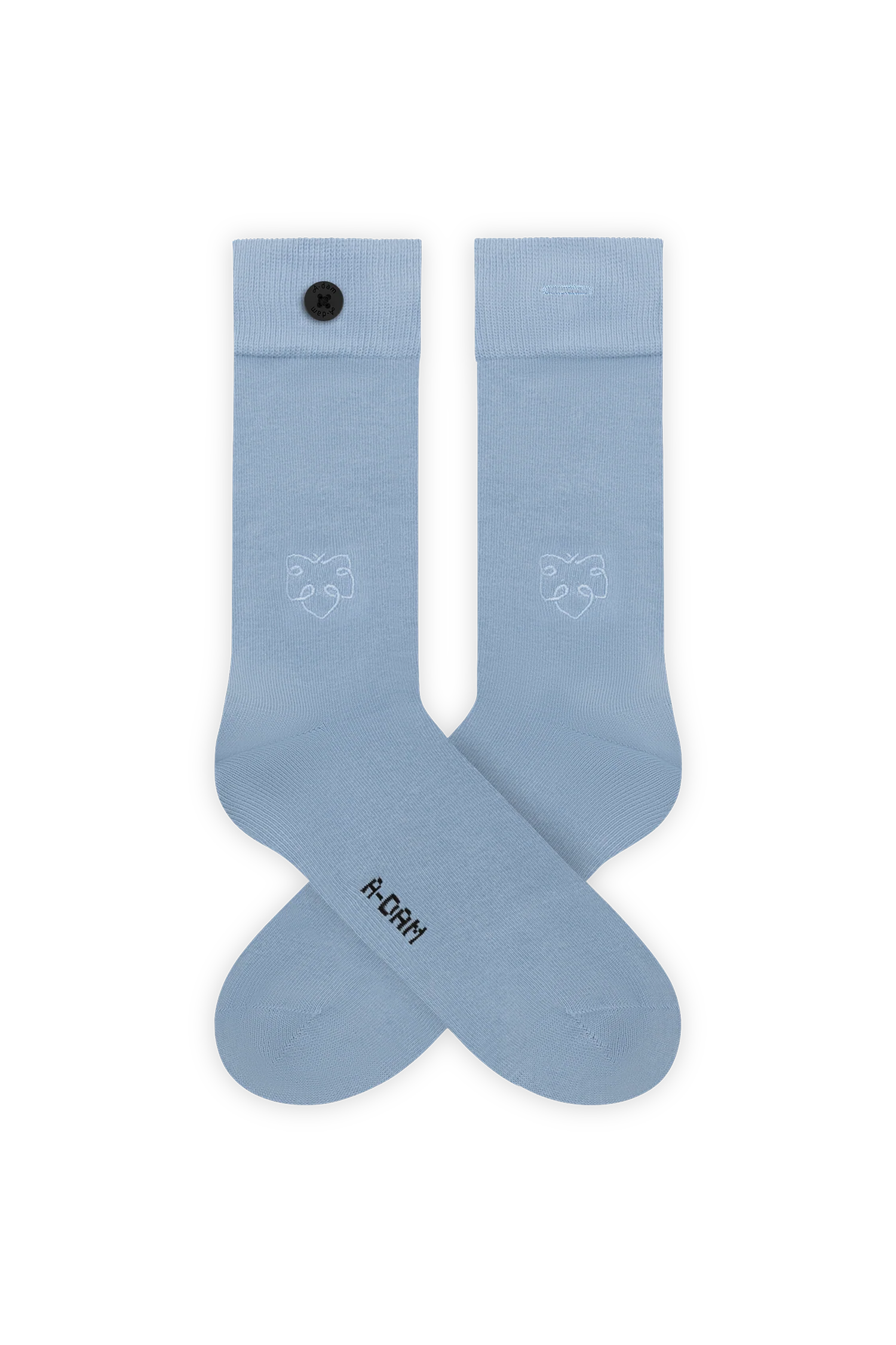 Solid Nautical Blue, Medi Blue & Dusty Blue A-dam logo 3-Pack - Image 4